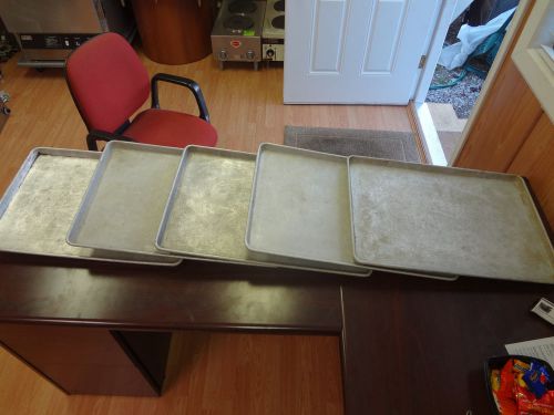 Lot 5 Full Size Aluminum Baking Sheet Pans 18&#034; x 26&#034; Commercial Grade #197