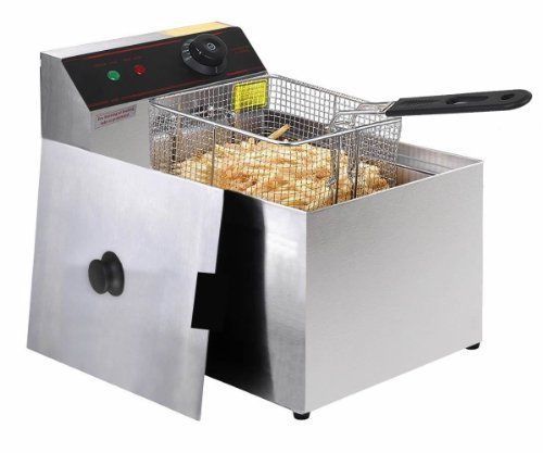 NEW Goplus Deep Fryer Electric Commercial Unit Tabletop Restaurant Frying w/ Bas