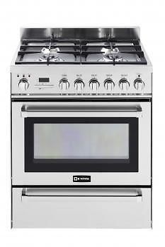 Verona 30&#034; Self Cleaning Dual Fuel Range w/ Warming Drawer - Stainless Steel ~