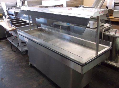 Amfab ameridiser hot/heated food island/merchandiser/display for sale