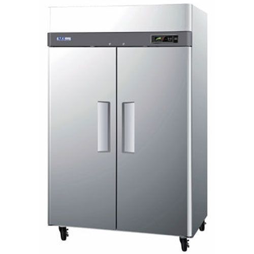 Turbo M3F47-2 Reach-In Freezer, 2 Stainless Steel Doors, 51-3/4&#034; &#034; Wide, 47 Cubi