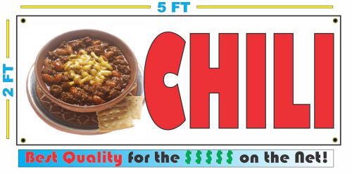 Full Color CHILI BANNER Sign NEW XL Larger Size Best Quality for the $$$$