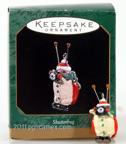 HALLMARK KEEPSAKE LADYBUG SHUTTERBUG HOLIDAY ORNAMENT