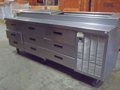 DELFIELD 9 DRAWER UNDER COUNTER REFRIGERATOR (rare)