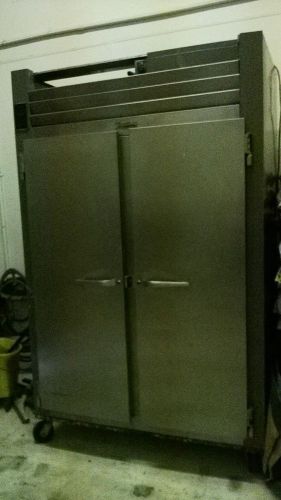 INDUSTRIAL REFRIGERATOR,  2 STAINLESS STEEL