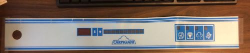 Carpigiani LB502 Touchpanel Decal