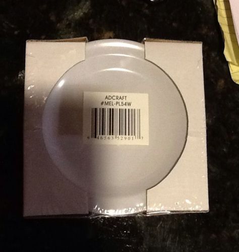 ADCRAFT HEAVY DUTY MELAMINE BREAD &amp; BUTTER PLATES 51/2&#034;/DOZ. NIB