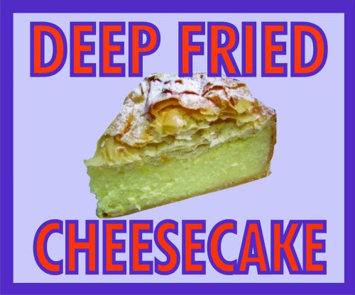 DEEP FRIED CHEESECAKE DECAL