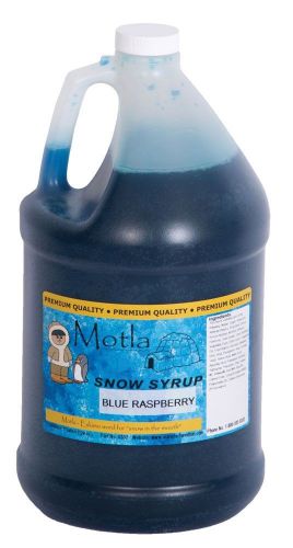 Motla blue raspberry sno-cone syrup (one gallon) for sale