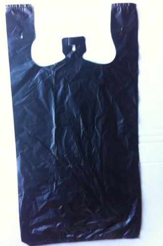 New 250 ct. 20 micron T-Shirt Tough Plastic Retail Bags Grocery Liquor