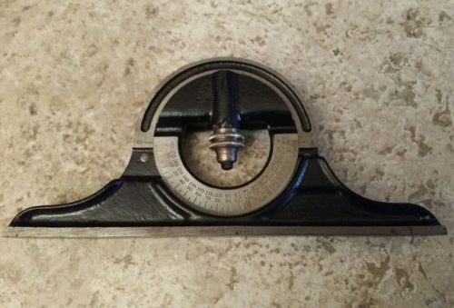 Starrett No 490 Combination Square Protractor Head For Steel Rule Straightedge