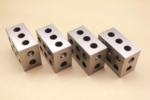 MACHINIST SET UP BLOCKS 2 x 3 x 4 HARDENED &amp; GROUND 4 PCS. ALL ALIKE