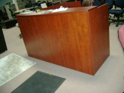 Cherry Colored Reception Desk