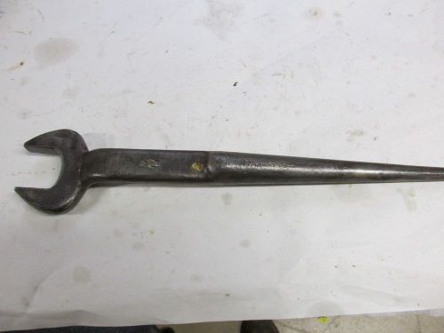 Klein 1-7/16&#034; spud wrench, early,pre-warning, marked m. klein &amp; sons for sale