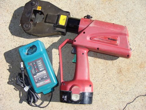 Burndy patriot pat81kft-18v battery powered *worksgr8* nr for sale