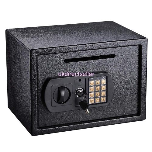 14x 9.8x 9.8&#034; digital electronic safe mnoey box keypad lock home office cash gun for sale