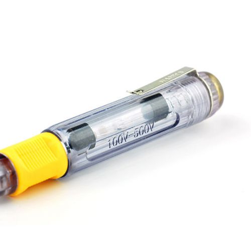 New electrical test pen electrify volt detect slotted screwdriver 100v-500v for sale