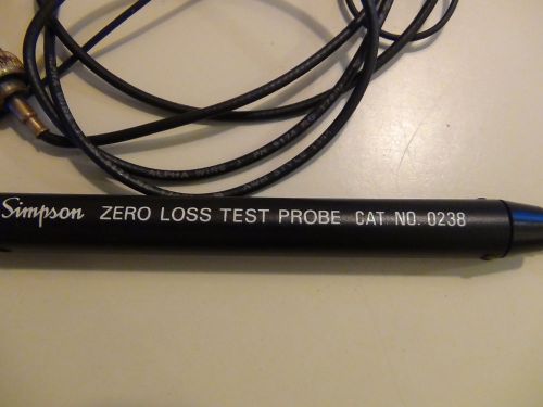 *USED* Simpson Zero Loss Test Probe 0238 *USED*