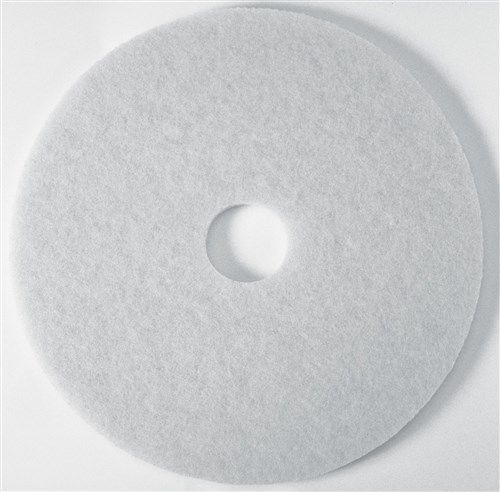 3M White Super Polish Pad, 20 in, 5/case 4100