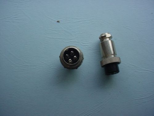 1 - MIKE SOCKET AND PLUG 4 PIN