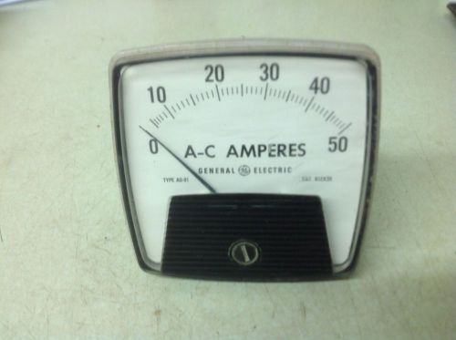 GE AC AMP CAT# 612X35 0-50 RANGE