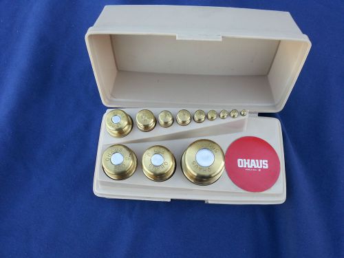 12 piece Sto A Weight OHAUS weights set