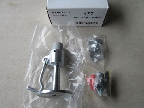 Rockwood / Assa Abloy 477 477.26D Satin Chrome Door Stop w/ Holder NEW