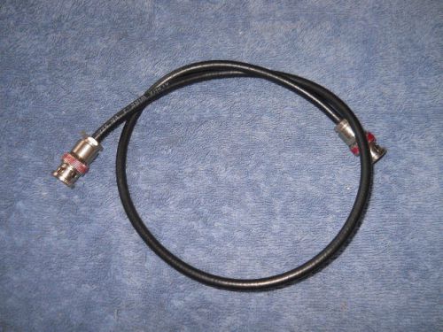 Rf test patch cable bnc male plug -to- bnc male plug, rg223/u, 50 ohms, 24&#034; long for sale