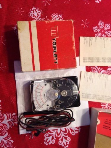 Triplett 310-C  Hand-sized Voltmeter w/ polarity reversing switch non tested