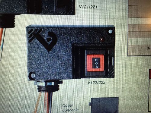 Veris Industries, Victory 222, V222, HOA Relay SPDT Enclosed Relay