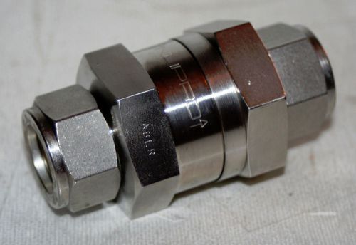 3/4&#034; SS Tube-Fitting Check Valve Nupro/Swagelok