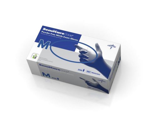 SensiCare Ice Blue Nitrile Exam Gloves Gloves 2500/cs