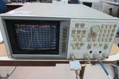 HP 8753C 300KHz-3GHz Network Analyzer options 006 010 + Channel R splitter