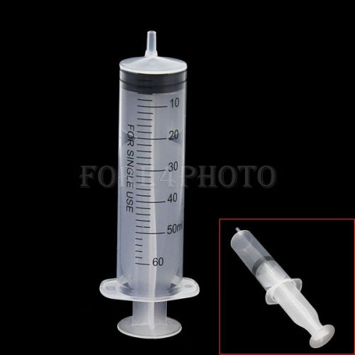 Hot sale 60ml plastic syringe nutrient measurement reusable for hydroponics for sale