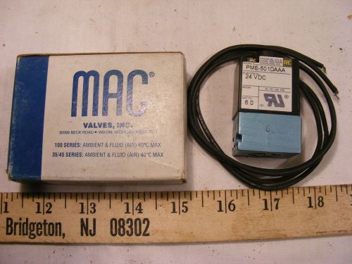 Mac PME-501DAAA  PILOT VALVE 24VDC 6W