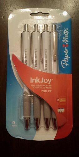 Paper Mate InkJoy 700 RT Retractable Medium Point Ink Pens 2 Black 1 Blue 1 Red