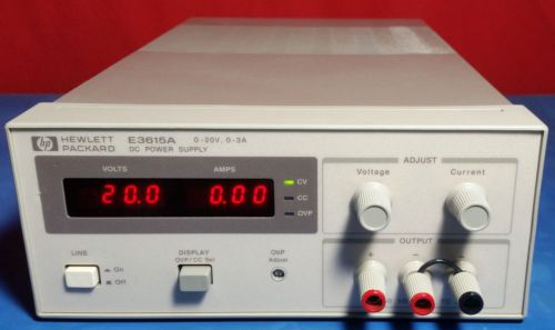 HP Agilent E3615A DC Power Supply, 20V, 3A, 60W