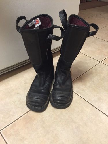 Pro Warrington Model 9010 Leather Firefighter Structure Boots Sz 9.5E