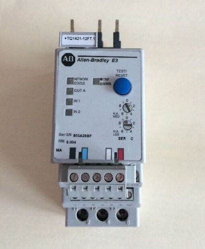 ALLEN BRADLEY 193-EC1PB SER.C. SOLID STATE OVERLOAD RELAY INTEGRATED I/O 2 INPUT