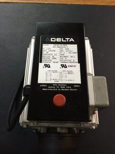 DELTA RADIAL SAW ARM MOTOR RS830 / 33-990 MTR 1PH 1.5HP RA10 * 424021310008 *