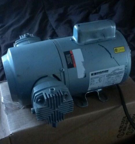 Gast Vacuum Pump twin piston 4LCB-10-M450X with G.E. Ac Motor 1/2 Hp