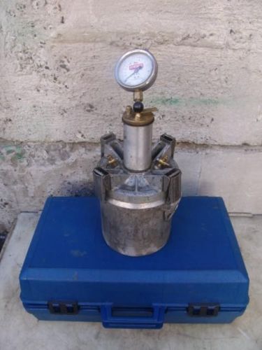 Charles r watts press-aire meter concrete testing pot #6 good shape for sale