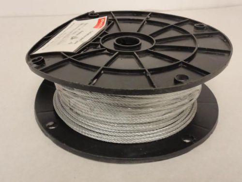 91888 old-stock, dayton 1dla2 cable, 1/8 in, 340 lb capacity, partial roll for sale