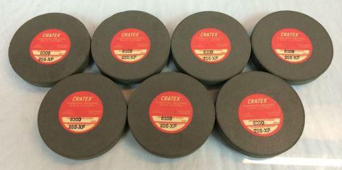 Lot of 7 CRATEX 256-XF Rubberized Abrasive Wheels 2-1/2x3/8x1/4 (GW047-A-4)