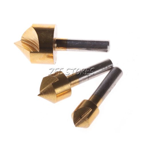 90° 1 flute hcs chamfer reamer chamfering endmill cutter bit— 3/8&#039;&#039; 1/2&#039;&#039; 3/4&#039; for sale