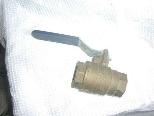 Nibco 1 1/2 ball valve thearded