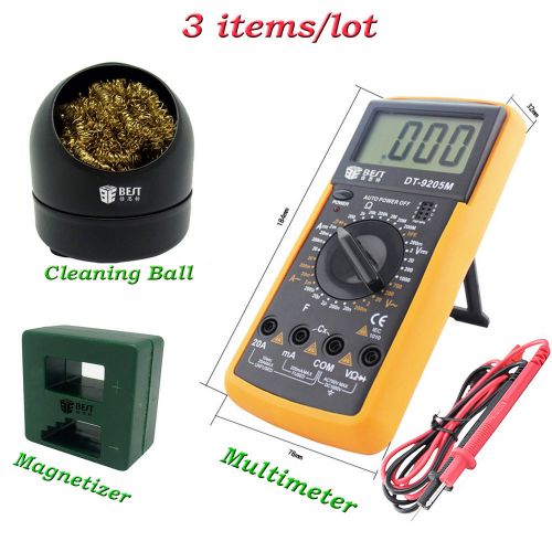 3pcs/lot Multimeter Magnetizer Demagnetizer Copper Cleaner Ball Repair Tool