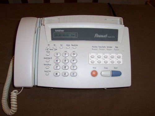 BROTHER PERSONAL FAX 275 TELEPHONE PHONE MACHINE