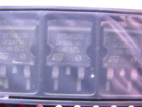 10 STMicroelectronics STTH812G 1200v 8A Ultrafast 1200V Diodes D2PAK