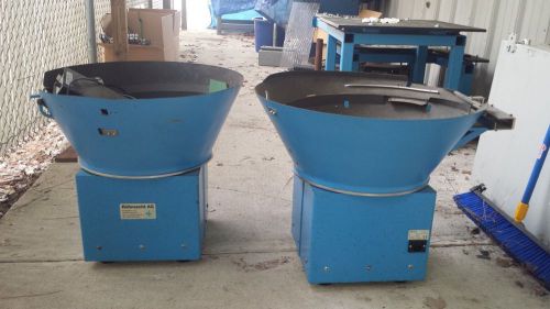 2 VIBRATOR MACHINES, 24&#034; BOWL AND 26&#034; BOWL